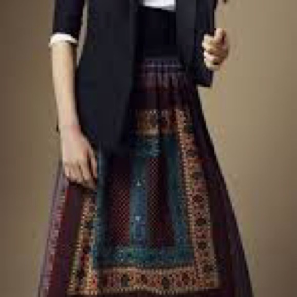 🎉HOST PICK🎉 Anthropologie Silesia Maxi Skirt & Convertible Dress 2-in-1 Medium - Picture 3 of 10